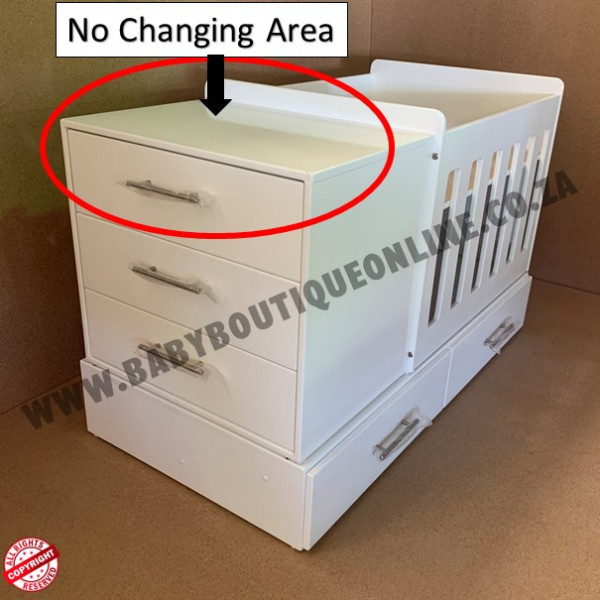 No Changing Area / Dresser (-R1 250.00)